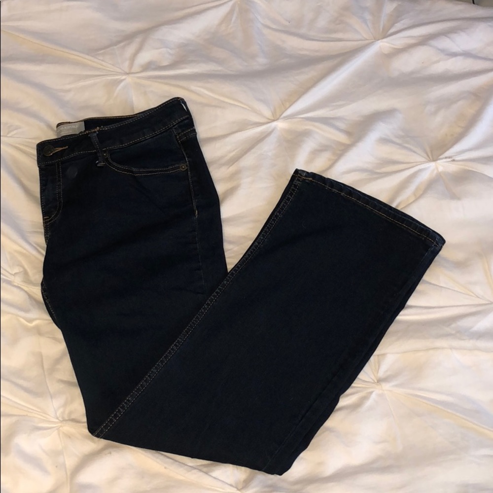 Banana republic bootcut jeans dark wash